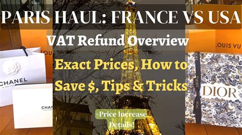 vat refund chanel paris|Paris train station vat refund.